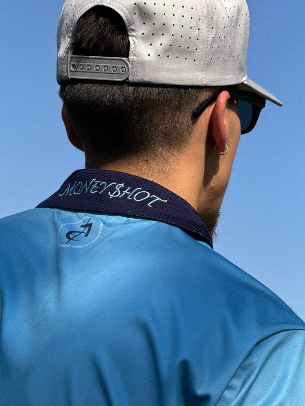The "Money$hot" Luxury Polo (BLUE)