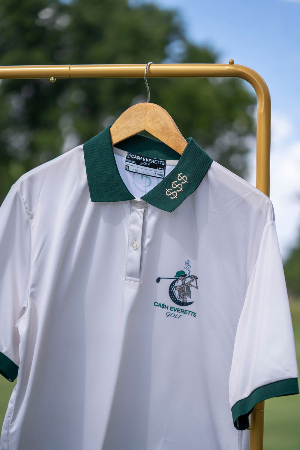 The "Money$hot" Luxury Polo (CREAM)