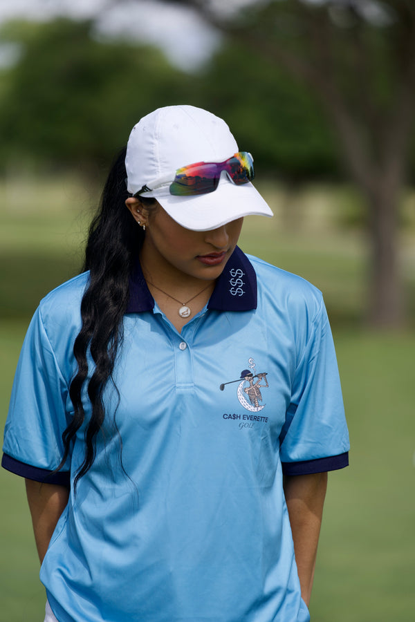 The "Money$hot" Luxury Polo (BLUE)