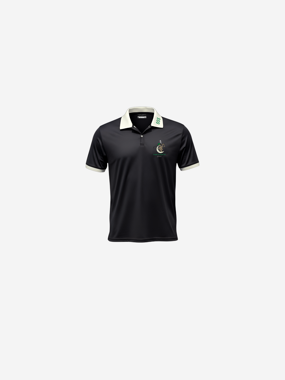The “Money$hot" Luxury Polo (BLACK)