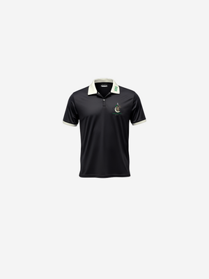 The “Money$hot" Luxury Polo (BLACK)