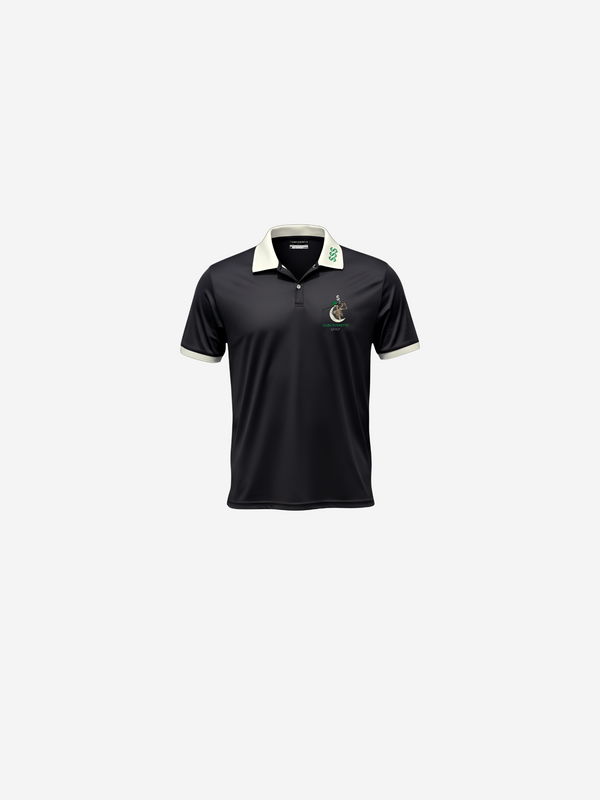 The “Money$hot" Luxury Polo (BLACK)