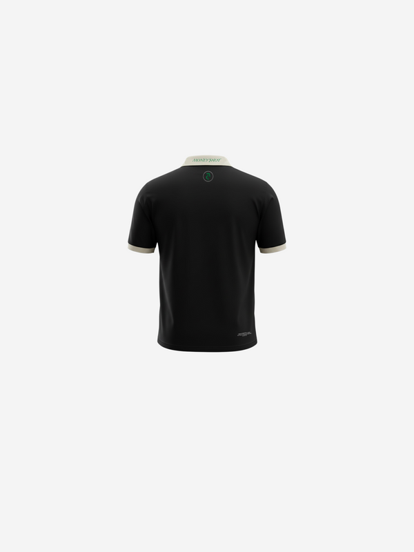 The “Money$hot" Luxury Polo (BLACK)