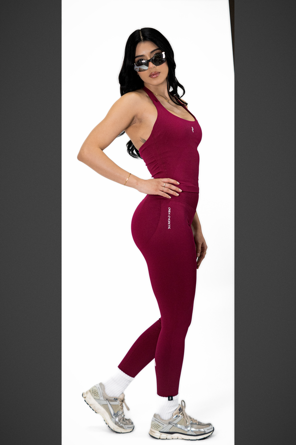 Halter Top - [ Berry Wine ]