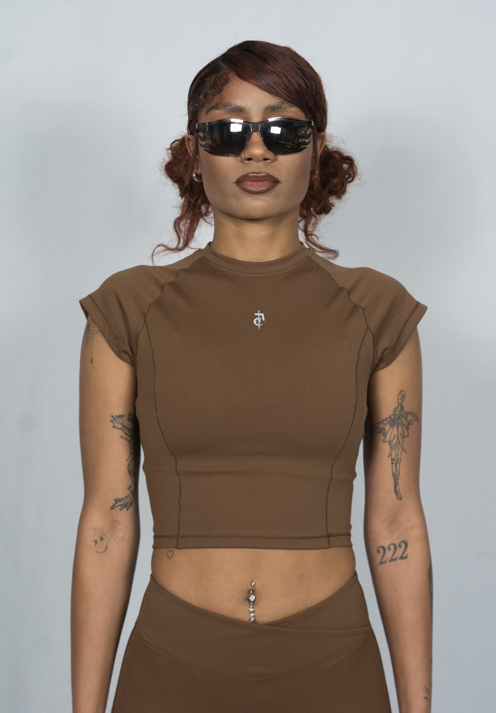 Compressed “Shortsleeve” Tee (Brown)