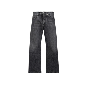 Faded Mid Black Loose Fit Jeans