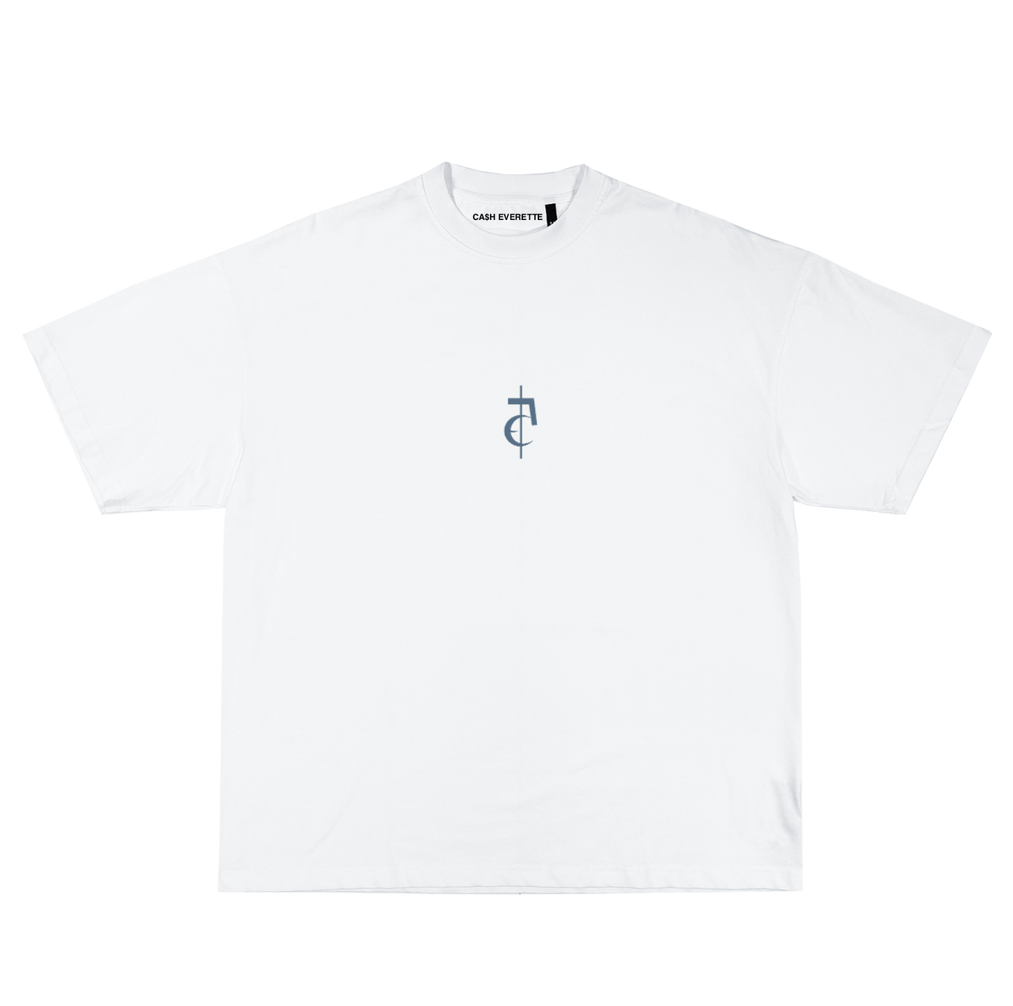 "CA5H EVERETTE" The Logo - White Tee