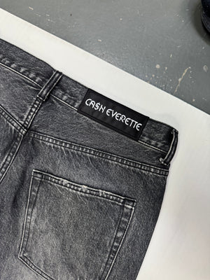 Faded Mid Black Loose Fit Jeans