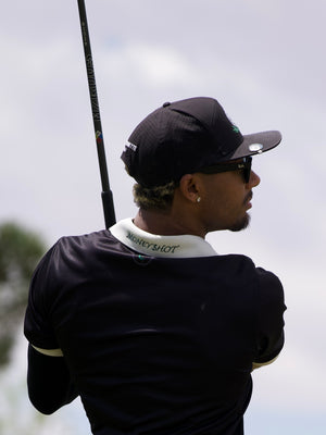 The “Money$hot" Luxury Polo (BLACK)
