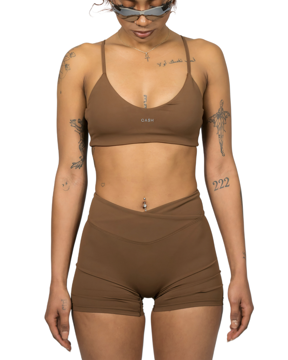 Brown - $culpt Spandex