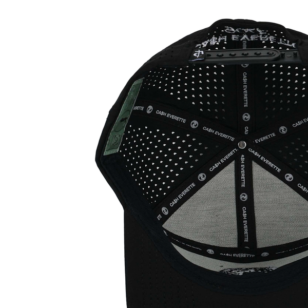 CA$H• GOLF - ( 5 Panel Snapback)_ BLACK