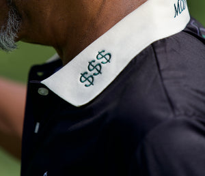 The “Money$hot" Luxury Polo (BLACK)