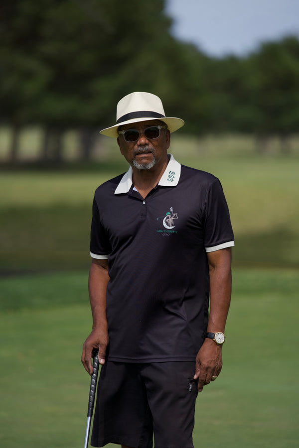 The “Money$hot" Luxury Polo (BLACK)