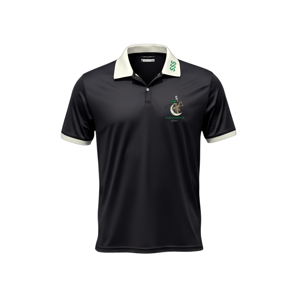 The “Money$hot" Luxury Polo (BLACK)