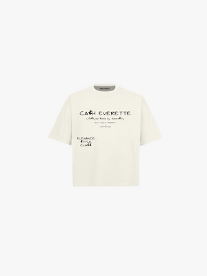 "ESC" _  vintage white tee