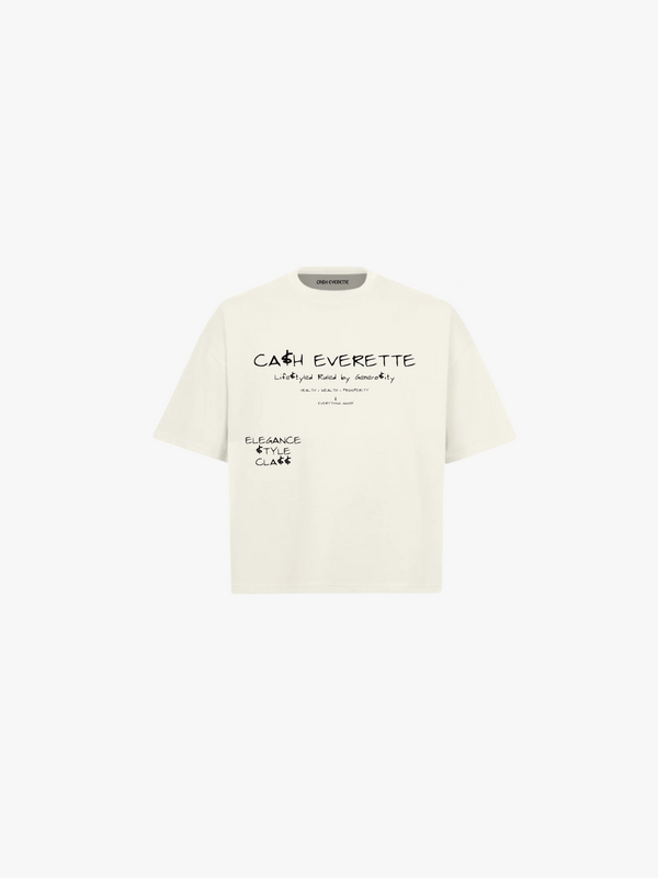 "ESC" _  vintage white tee