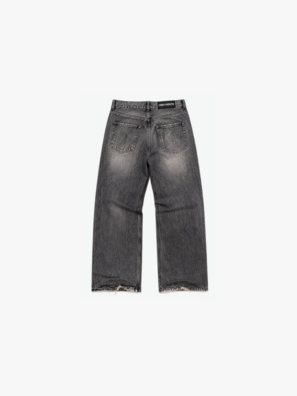 Faded Mid Black Loose Fit Jeans