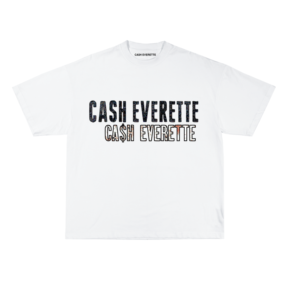 CA$H EVERETTE 2x (White Tee)
