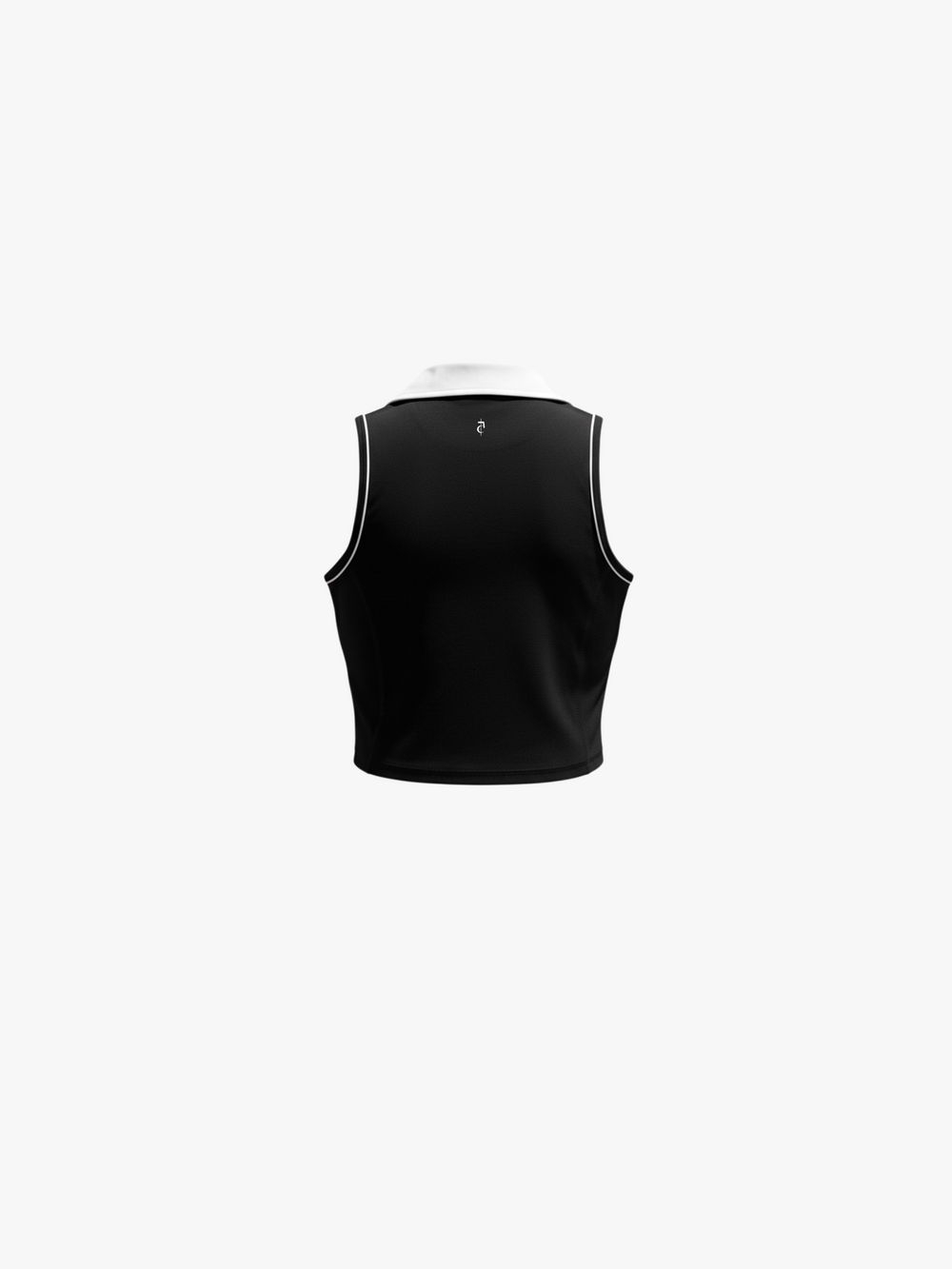 PRIVÉE Club - Collared Polo Tank (Black)