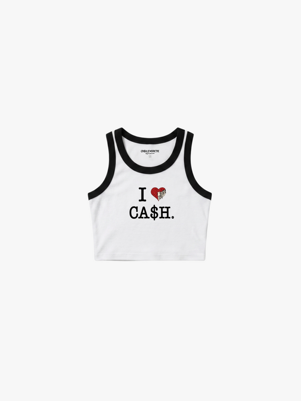 CA$H™ Woman Crop Rib Tank No. 03