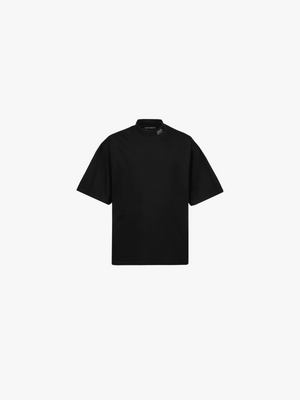 "Money Collar" - Black Mock Tee