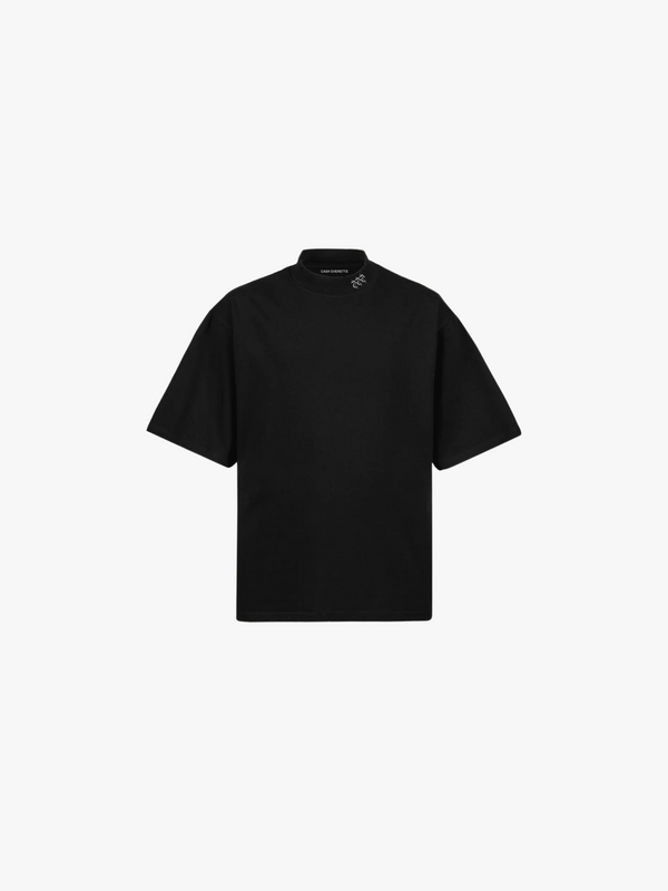 "Money Collar" - Black Mock Tee