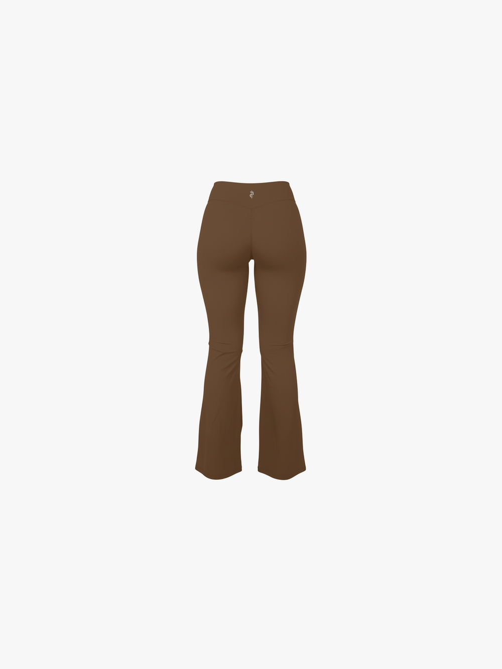 Brown - (Flare Leggings)