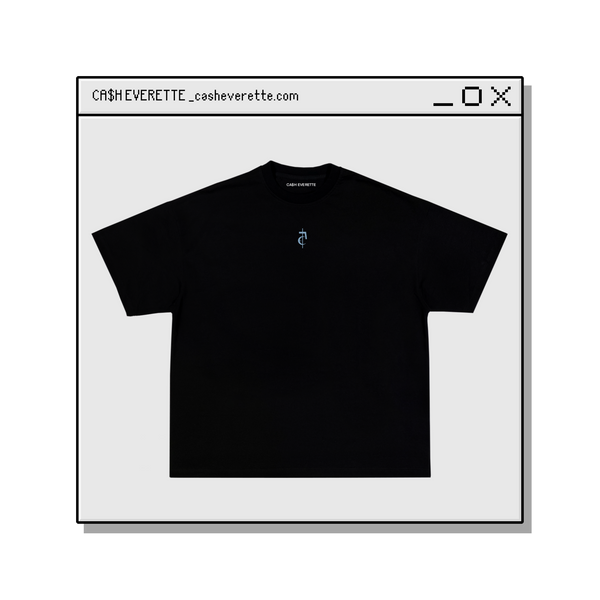 "CA5H " { Logo - Black Tee }