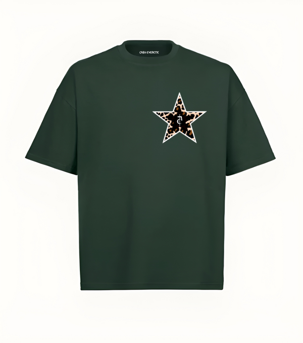 Cheetah Star (Green T-$hirt)