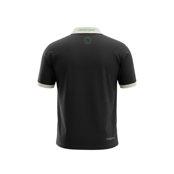 The “Money$hot" Luxury Polo (BLACK)