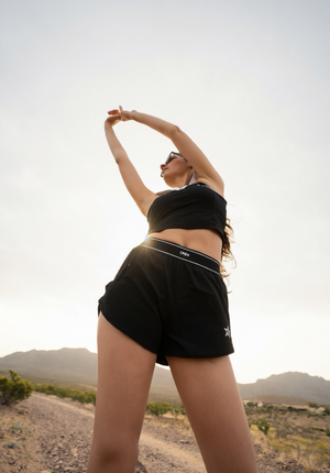 PRIVÉE 2:1 - Dual Active Shorts (Black)