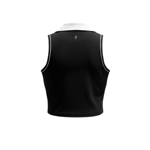 PRIVÉE Club - Collared Polo Tank (Black)