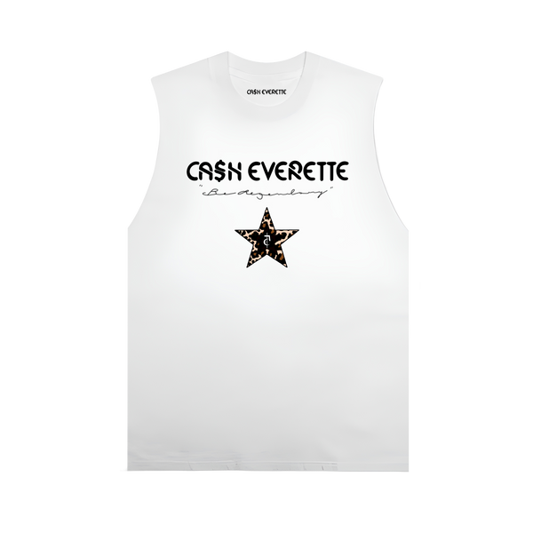 Be Legendary - White Vest Tee