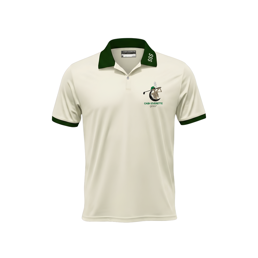 The "Money$hot" Luxury Polo (CREAM)