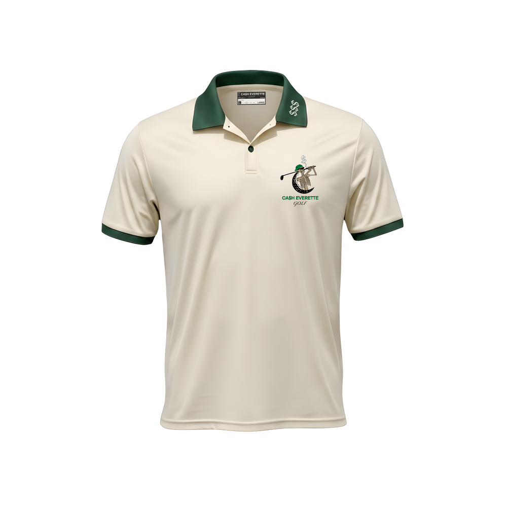 The "Money$hot" Luxury Polo (CREAM)