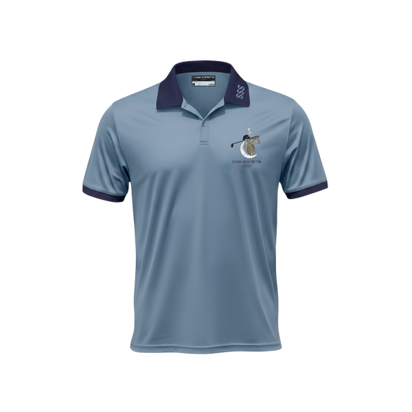 The "Money$hot" Luxury Polo (BLUE)