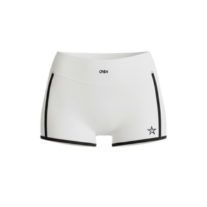 ÉLAN - Layered Shorts (White)