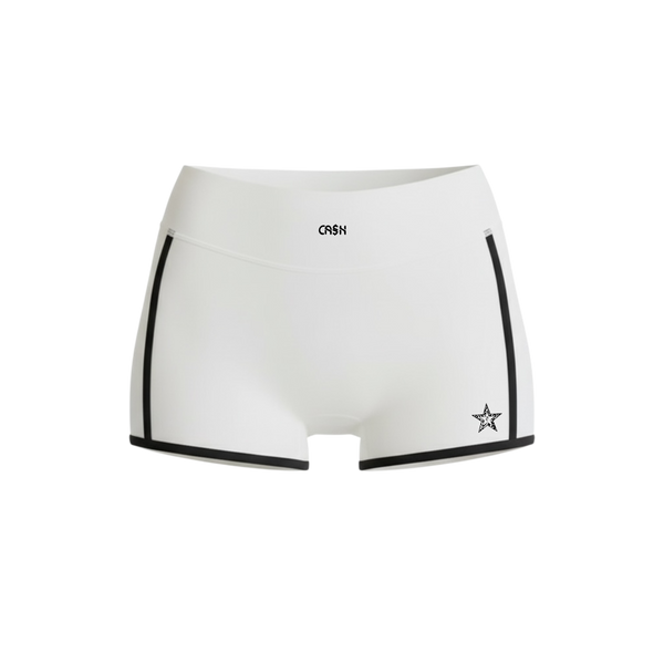 ÉLAN - Layered Shorts (White)