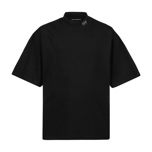"Money Collar" - Black Mock Tee