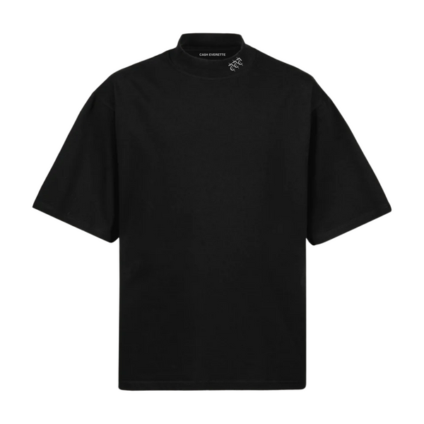 "Money Collar" - Black Mock Tee