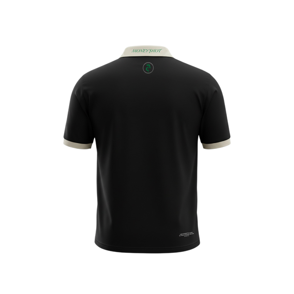 The “Money$hot" Luxury Polo (BLACK)