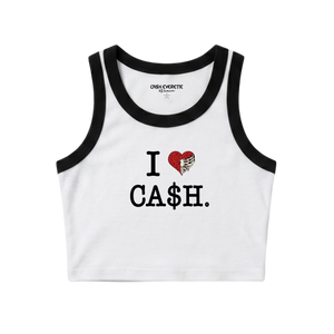 CA$H™ Woman Crop Rib Tank No. 03