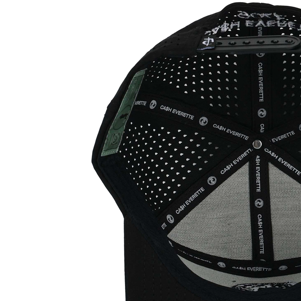 CA$H• GOLF - ( 5 Panel Snapback)_ BLACK