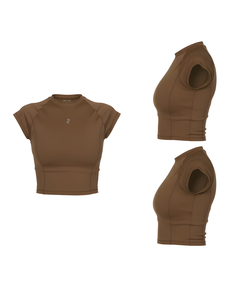 Compressed “Shortsleeve” Tee (Brown)