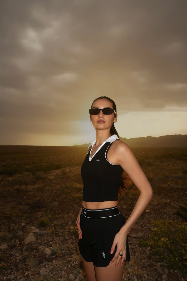 PRIVÉE 2:1 - Dual Active Shorts (Black)