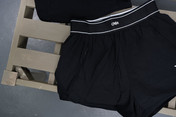 PRIVÉE 2:1 - Dual Active Shorts (Black)