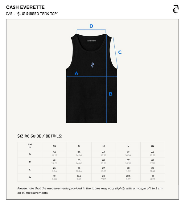 C/E: $lim Tank Top_ / 2: 001 (Black)